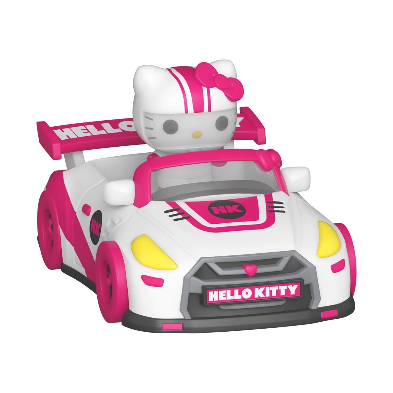 Funko Pop! Bitty Ride: Sanrio- Racecar with Hello Kitty - 0.9 Inch and 1.3 Inch (2.3 and 3.3 Cm) - Sanrio Collectable - Official Merchandise - Gift