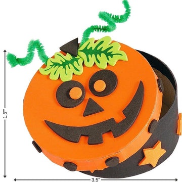 Halloween Pumpkin Boxes Craft Kit -12 - Crafts for Kids and Fun Home Activities