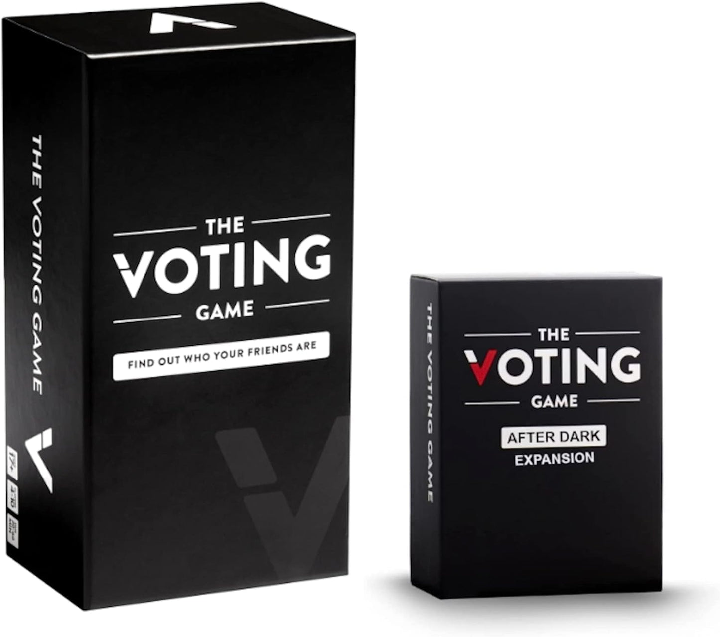 The Voting Game + After Dark Expansion Set - The Hilarious Adult Party Game About Finding Out Who Your Friends are - Perfect Christmas White Elephant