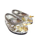 MBD 18 Inch Doll Shoes- Silver Sparkle Flats