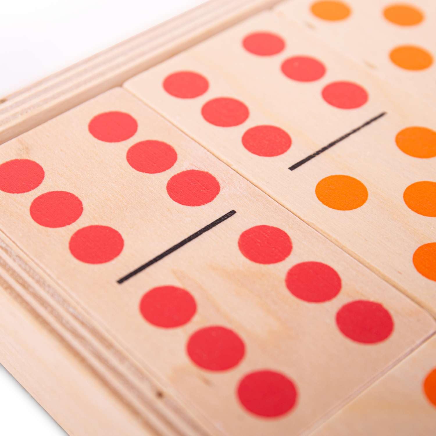 Bigjigs Toys Wooden Jumbo Kids Dominoes - 28 Giant Dominoes for Children Aged 3 Years +, Premium Quality Wooden Traditional Games, Fun Garden Games