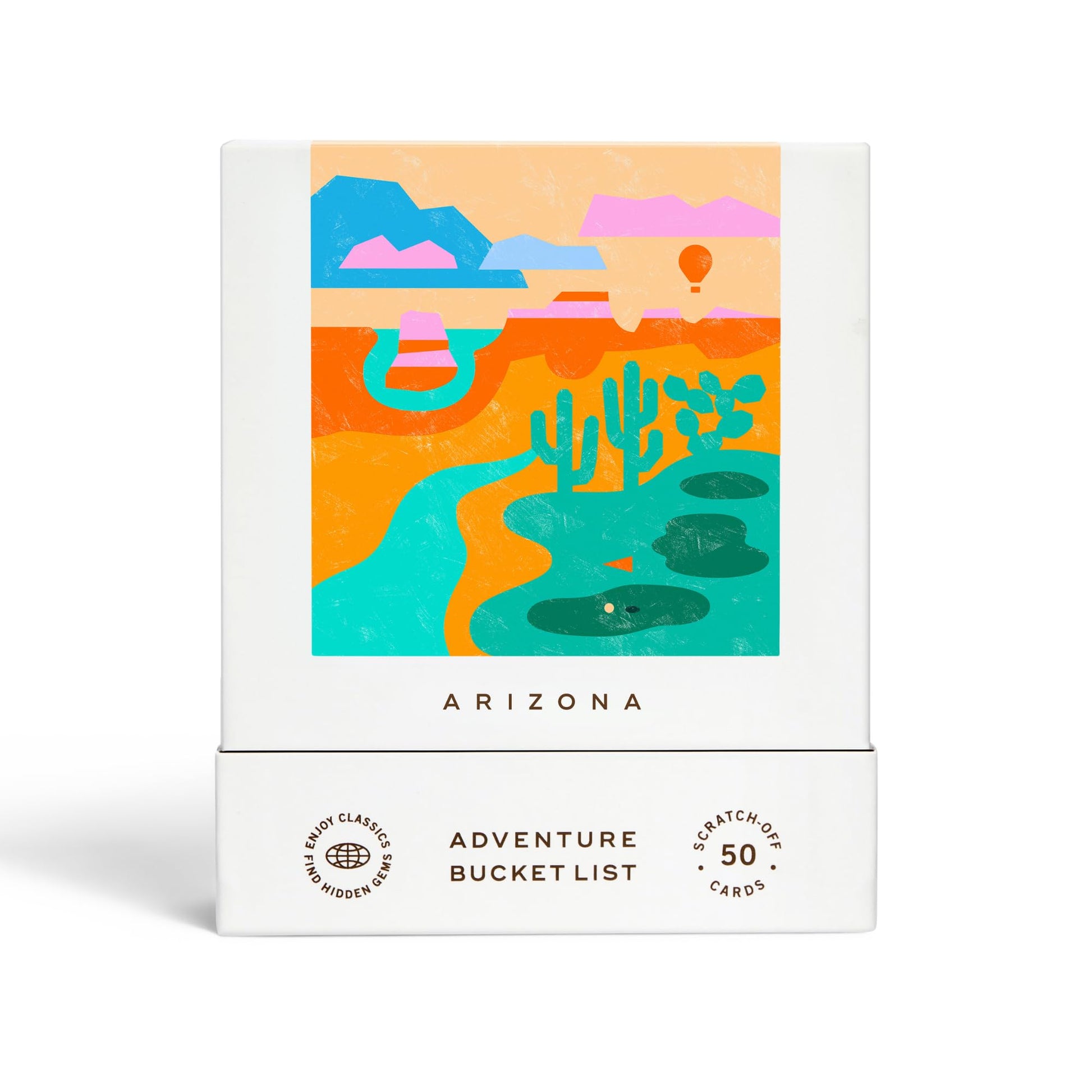 Reach International Outfitters Arizona Adventure Bucket List: 50 Scratch-Off Cards for Outdoor Activities, Tourist Attractions, and Road Trips