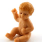 Dollhouse Rubber Baby Doll Sitting Down Miniature People Nursery Accessory