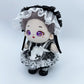 niannyyhouse 20cm Plush Doll Lace Leather Shoes Length 5.5cm 8in Doll Accessories Dress Up (a1)
