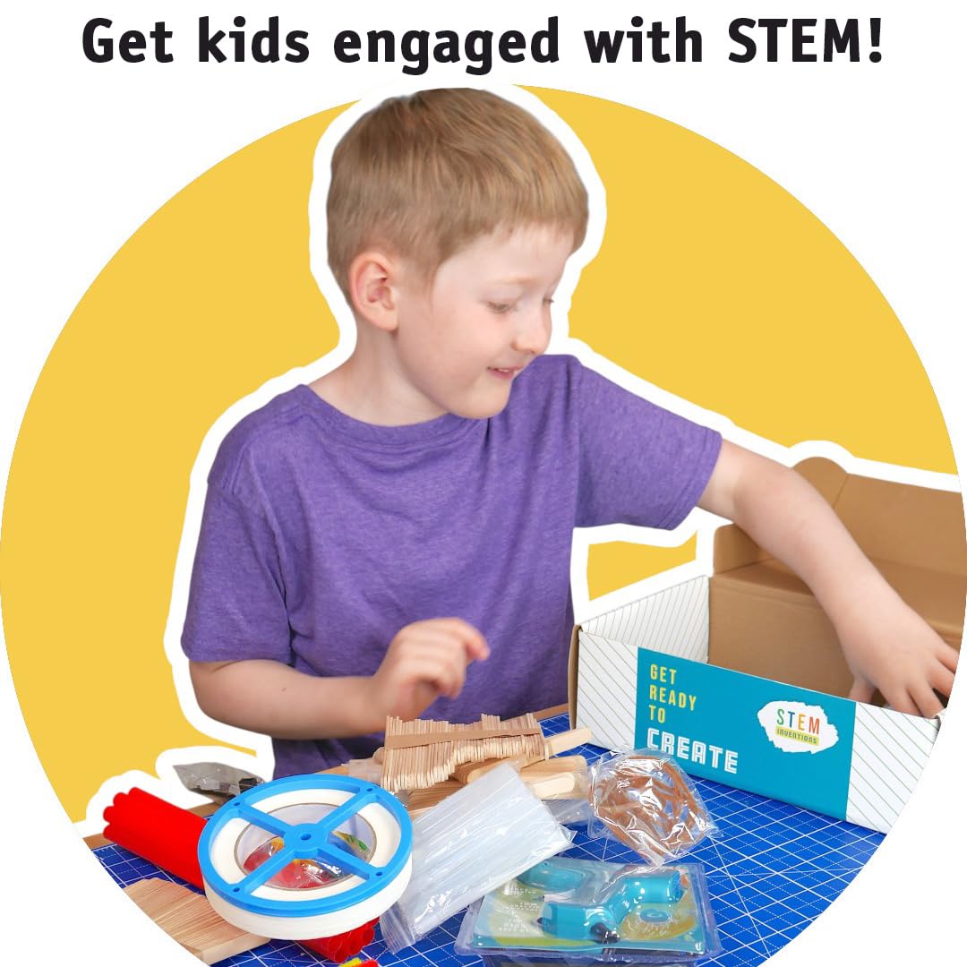 STEM Craft Kit - 25 Engineering Projects, Over 400 Components, Ages 8+