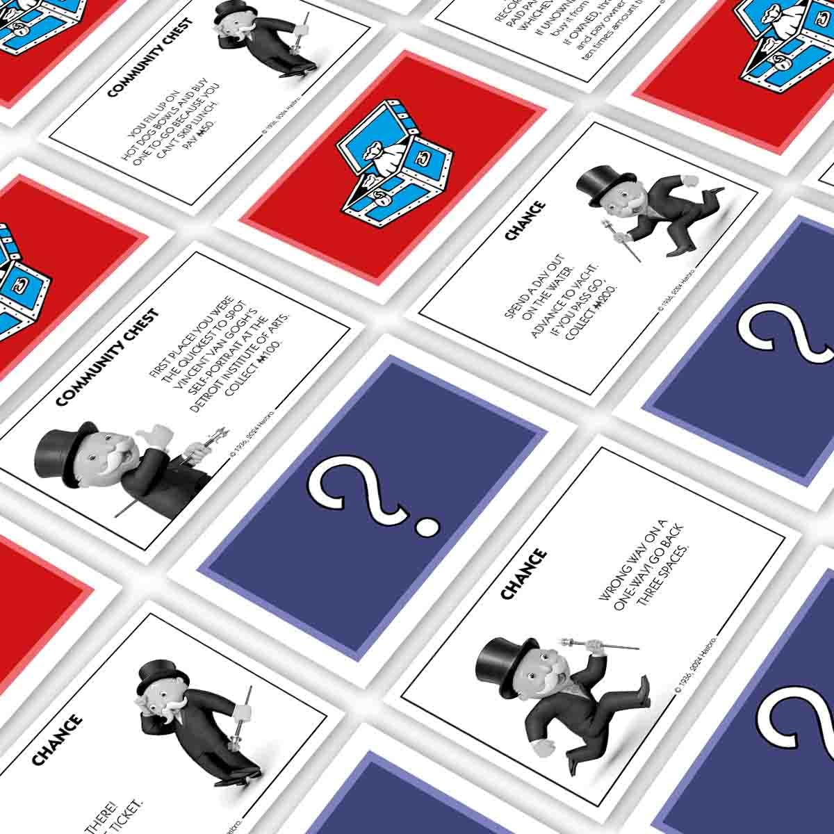Monopoly Board Game Detroit MI Edition : 2-6 Players Family Board Games for Kids and Adults, Board Games for Kids 8 and up, for Kids and Adults, Ideal