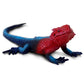 Safari Ltd. Mwanza Flat-Headed Rock Agama Lizard Figurine - Detailed 9.5" Plastic Model Figure - Fun Educational Toy for Boys, Girls & Kids Ages 3+