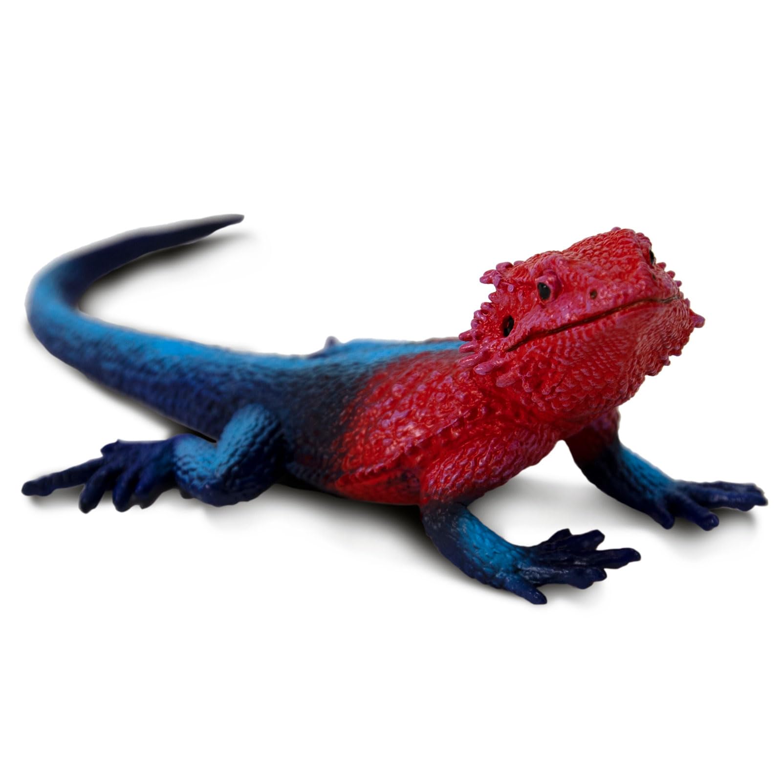 Safari Ltd. Mwanza Flat-Headed Rock Agama Lizard Figurine - Detailed 9.5" Plastic Model Figure - Fun Educational Toy for Boys, Girls & Kids Ages 3+