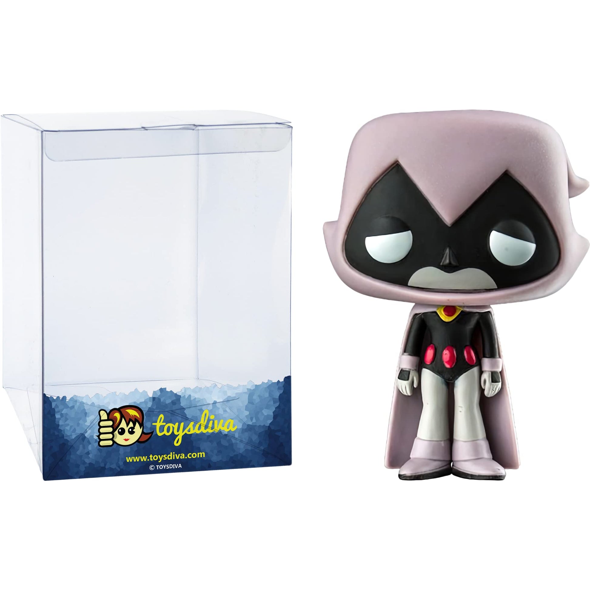 Funko Raven [Grey] (Toys R Us Exc): P o p ! TV Vinyl Figurine Bundle with 1 Compatible 'ToysDiva' Graphic Protector (108-11418 - B)