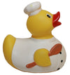 Waddlers Brand Rubber Duckies That Float Upright, Master Chef Rubber Ducky Birthday Party Gift, Cooking Lovers Gift