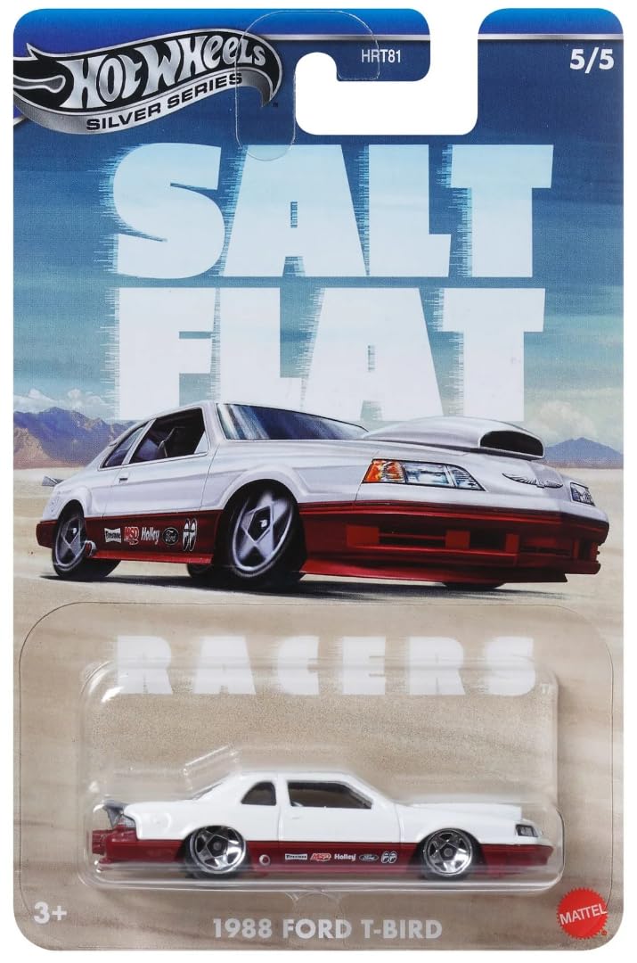 Hot Wheels - Silver Series - Salt Fiat Racers (1988 Ford T-Bird) /Toys