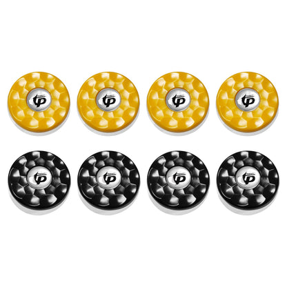 TORPSPORTS (Dia.58mm)2-1/4'' Shuffleboard Pucks, Matt surface Set of 8 Orange/Black