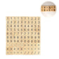 Vos Risus 100 PCS Wood Scrabble Tiles Numbers and Symbols for Crafts - DIY Wood Gift Decoration-Child Education Mathematical Calculation