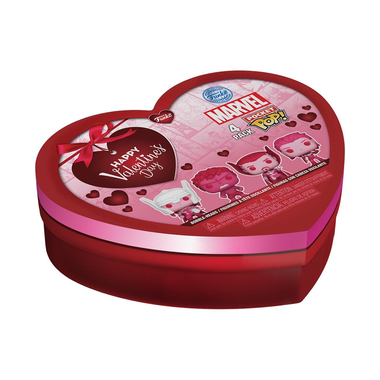 Marvel Pocket POP Valentines 4 Piece Box Set