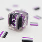 Asexual Flag RPG Dice Set