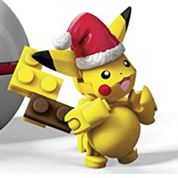 Mega Construx Pokemon Santa Pikachu Building Set