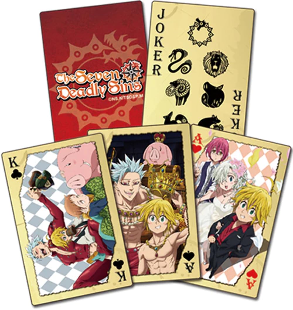 The Seven Deadly Sins - Group Playing Cards