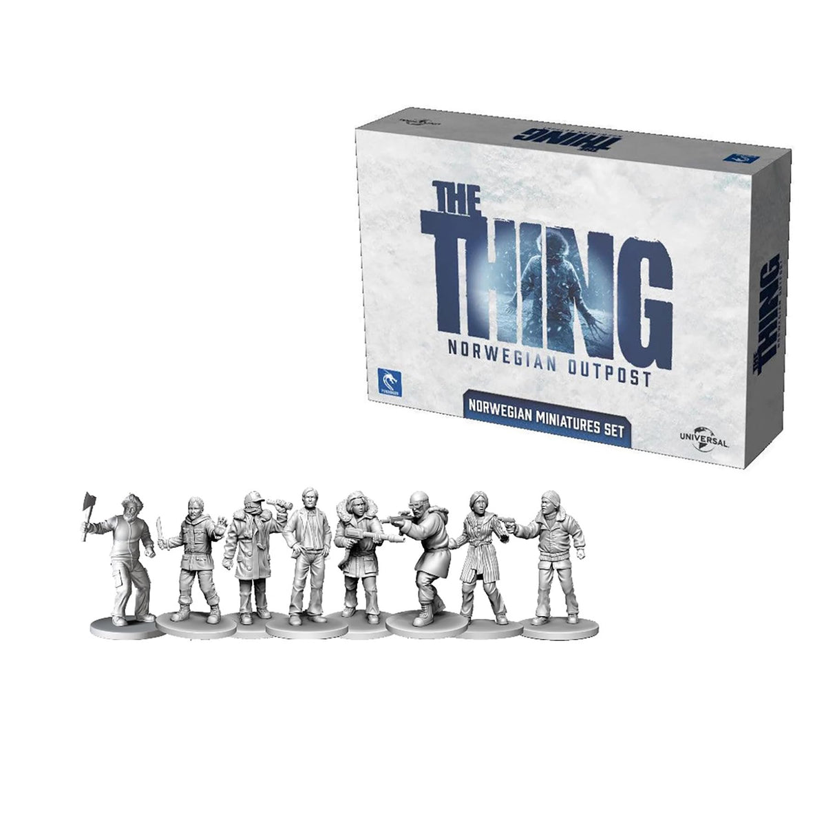 Pendragon Studios: The Thing 2011: Norwegian Outpost Mini Set - Replaces Standees in Core Game, Expnasion Accessory