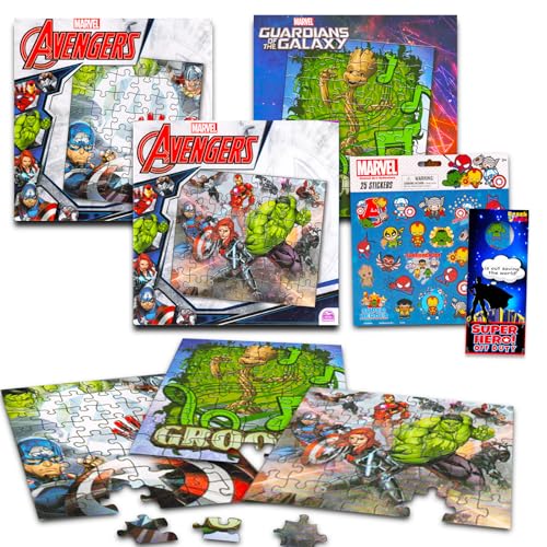 Avengers Jigsaw Puzzles for Kids, Ages 3-5 - 3 Pack Bundle