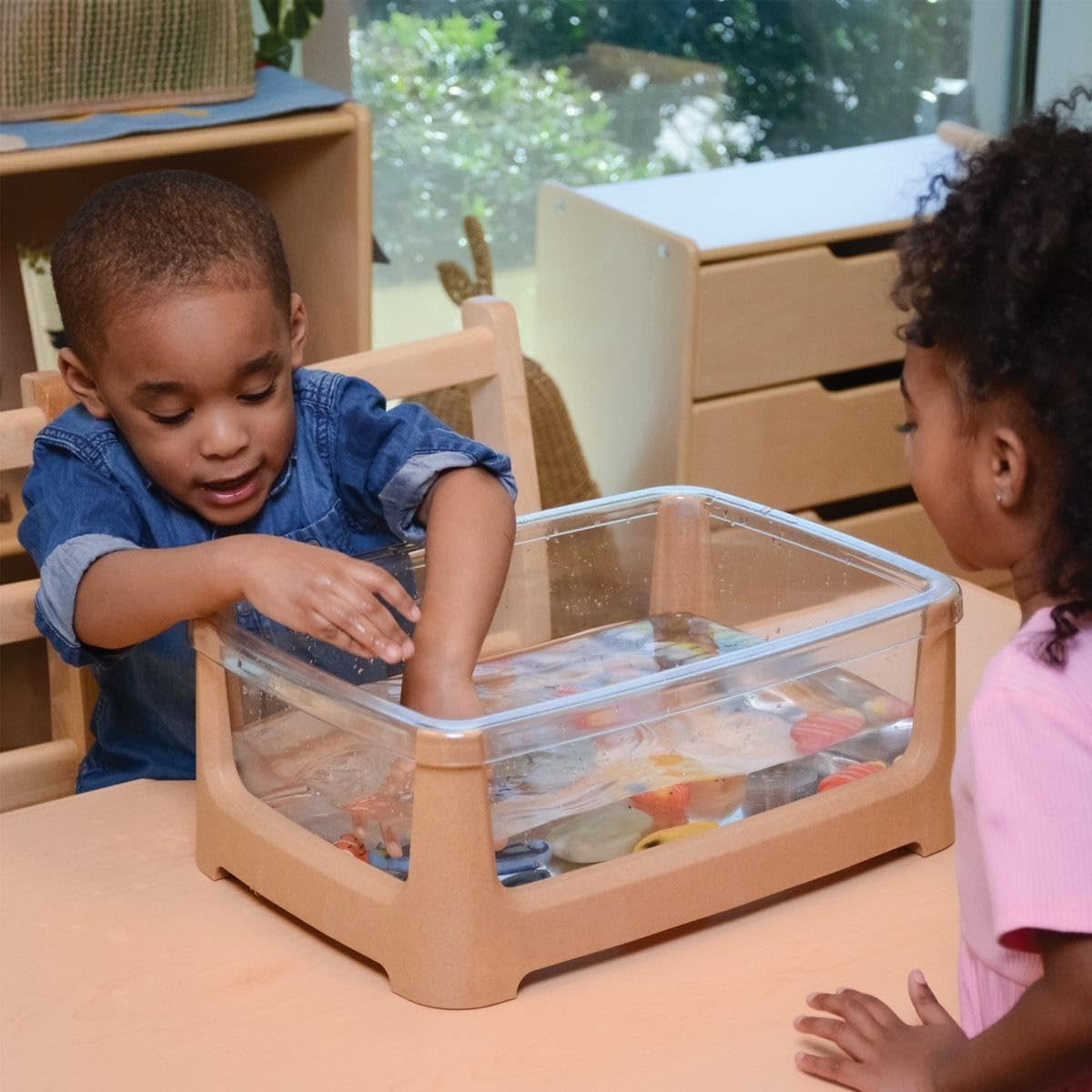 Kaplan Early Learning Company Tabletop Sand and Water Table