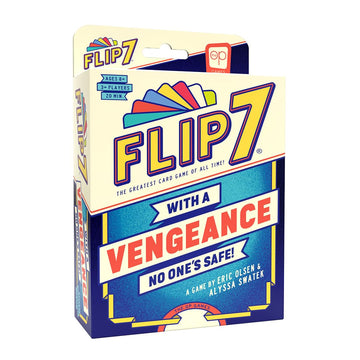 Flip 7: with a Vengeance, Addictive Press Your Luck Game, New Special Action Cards & Negative Modifiers, Sequel to the Classic Fast-Paced, Easy