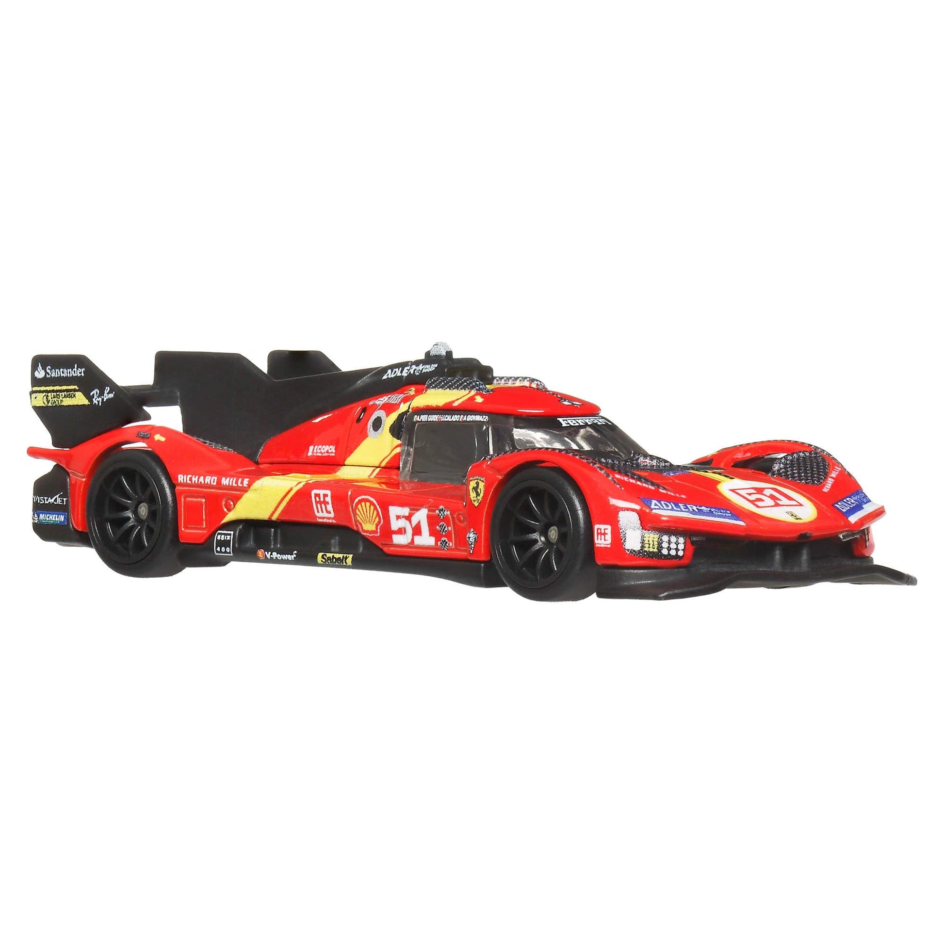 Hot Wheels Premium Car Culture 1:64 Scale Die-Cast Ferrari 499P Collectible Vehicle with Real Riders Tires & Metal/Metal Body & Chassis