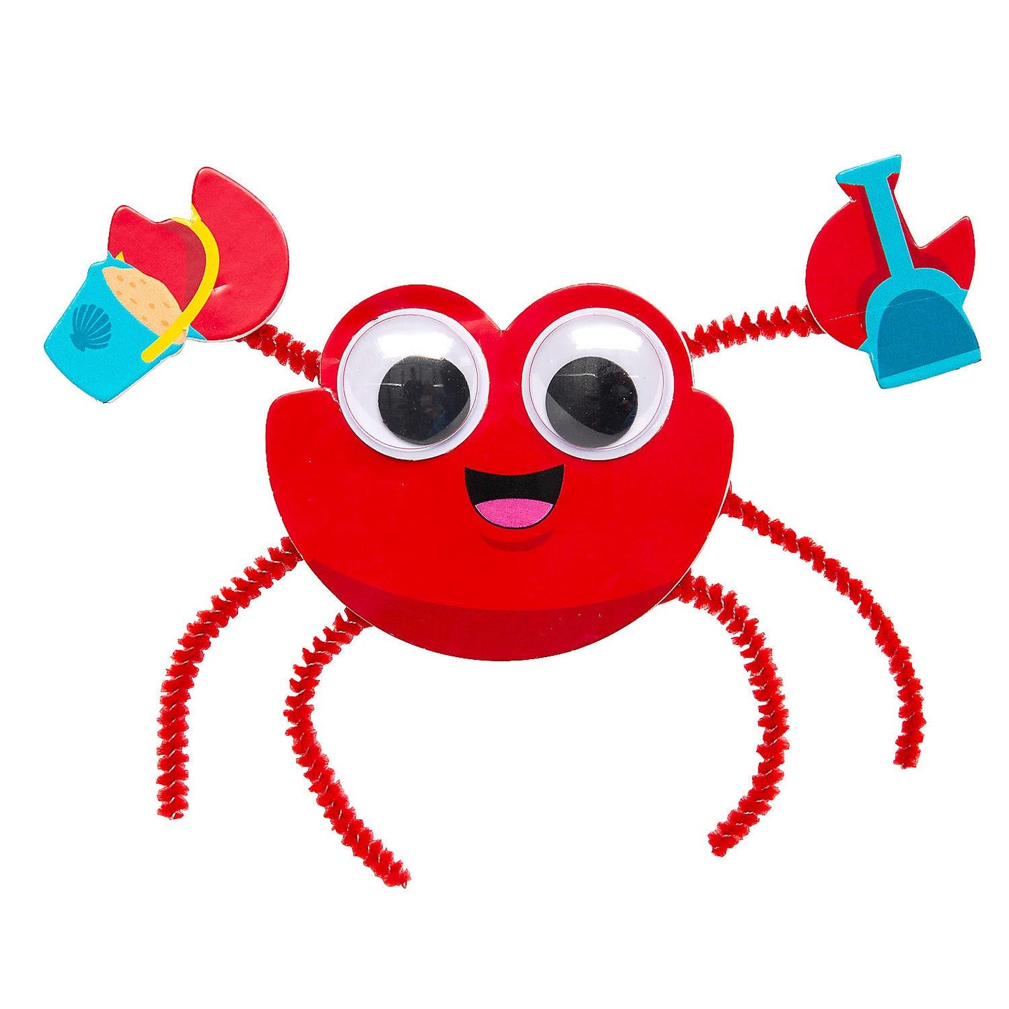 Fun Express Cute Crab Magnet Craft Kit - Makes 12, Vacation Bible School VBS 2026