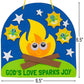 Fun Express Camp VBS Firefly Sign Craft Kit Makes 12 - Sunday School Crafts for Kids Ages 4-8 | Christian Crafts for Vacation Bible School 2026 | Bulk