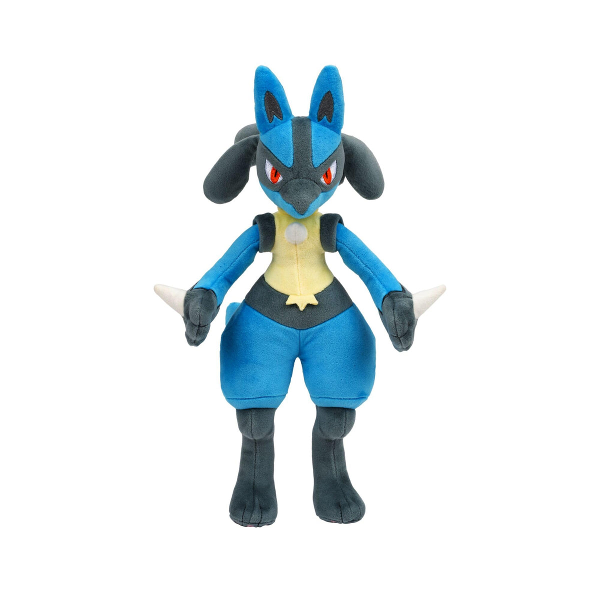 Pokémon Plush 30 cm PKW4589 Lucario - Blue/Black - Official Pokemon Stuffed Collectible Toy for Children 2+
