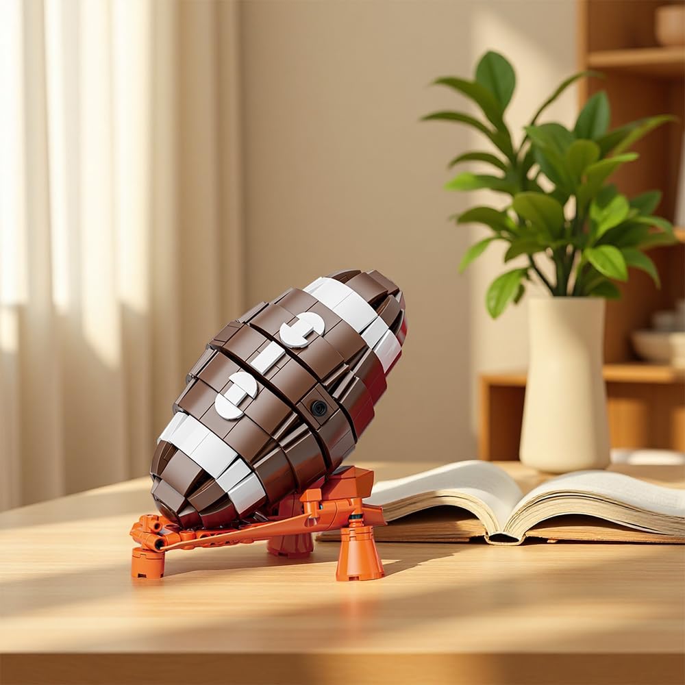 American Football Building Set,Sport Fan Toy for Kids Adults,Education Creator Building-Bricks Kits,Ideas Creative Gift for Football Lovers,Ages
