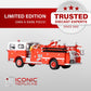 Iconic Replicas 1974 Ward Lafrance Fire Engine: San Francisco Fire Department - Engine 31 1:87 (HO) Diecast Model Fire Truck