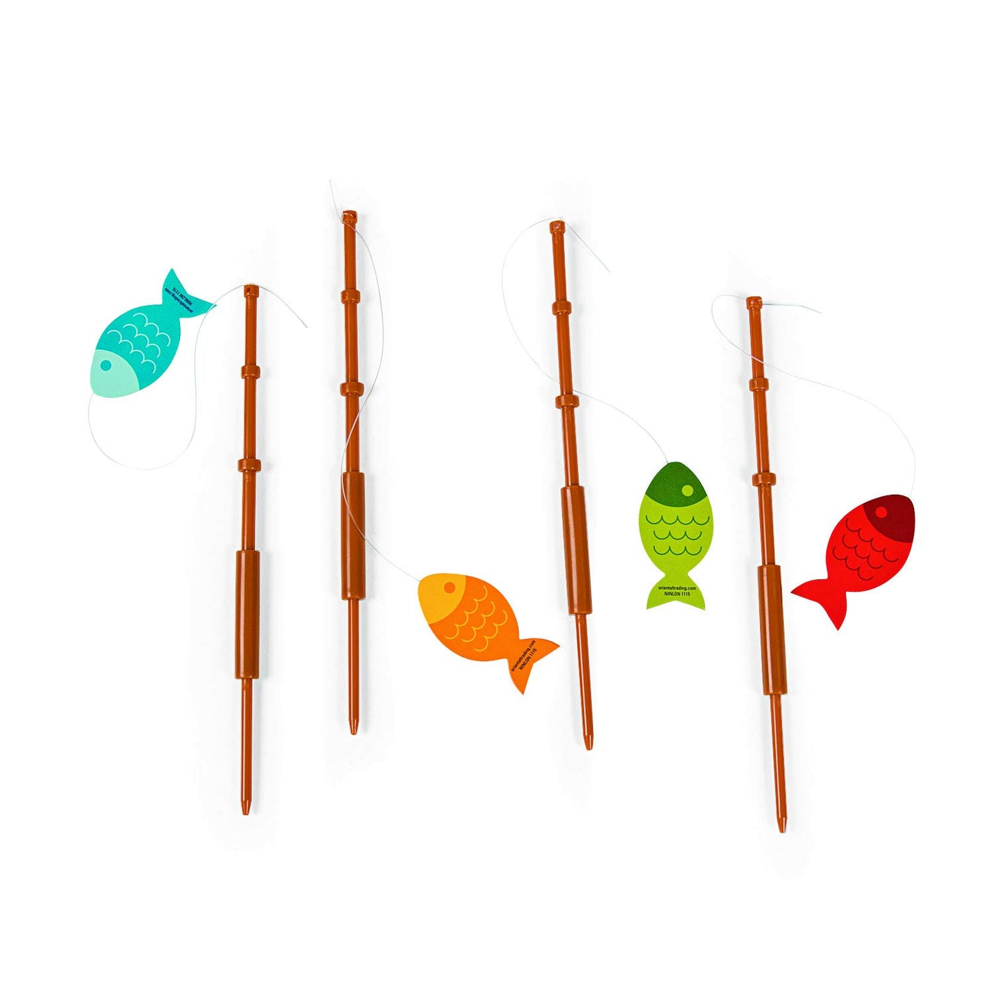 Fun Express Little Fisherman Fishing Pole Picks, Set of 25