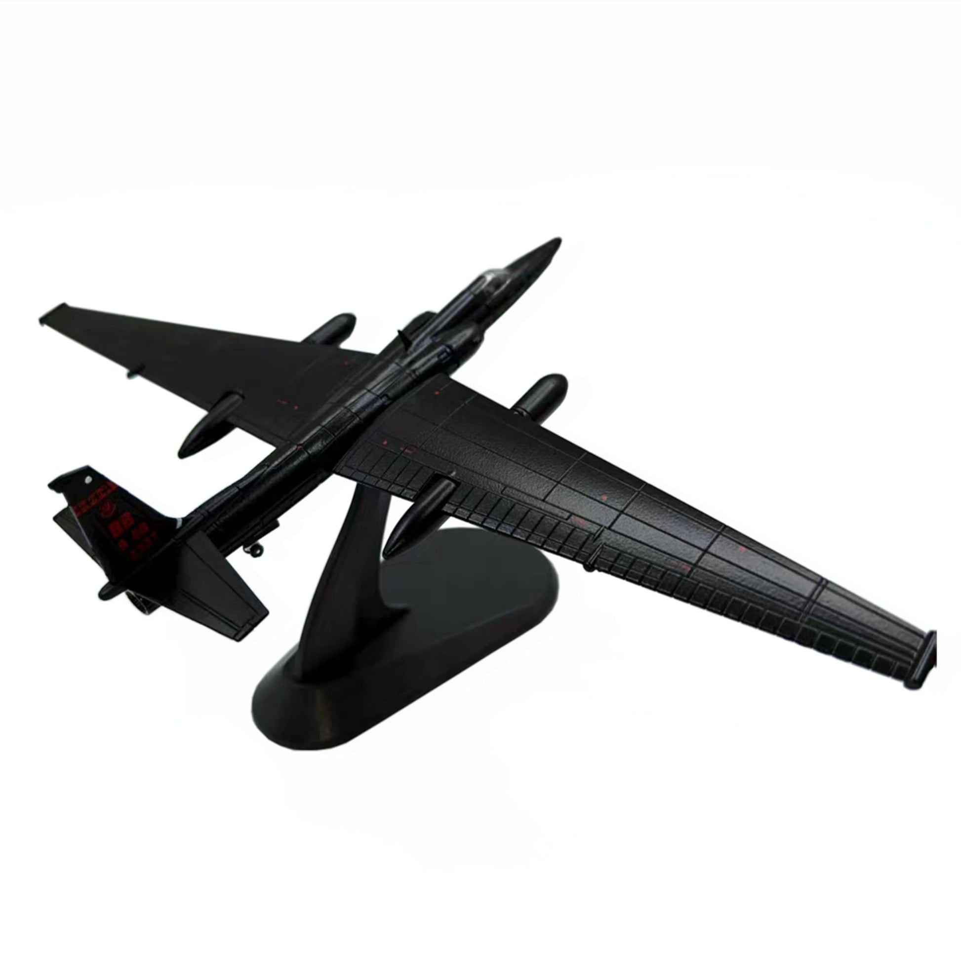 LATUROP Us Air Force High-Altitude Reconnaissance Aircraft U-2R 1/144 Scale Simulation Model, U-2S Dragon Lady, Military Aircraft, Metal Diecast