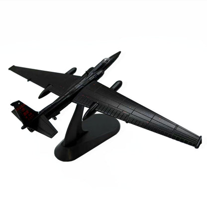 LATUROP Us Air Force High-Altitude Reconnaissance Aircraft U-2R 1/144 Scale Simulation Model, U-2S Dragon Lady, Military Aircraft, Metal Diecast