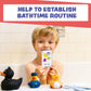 My Bath Time Routine Cards 12 PECS Flashcards for Visual aid Special Ed, Speech Delay Non Verbal Children and Adults with Autism or Special Needs