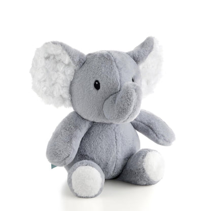 The Peanutshell Plush Elephant Stuffed Animal - 10 inch - Baby Safe - Machine Washable - Soft Elephant Baby Toys, Newborn Infant Toddler, Plushies