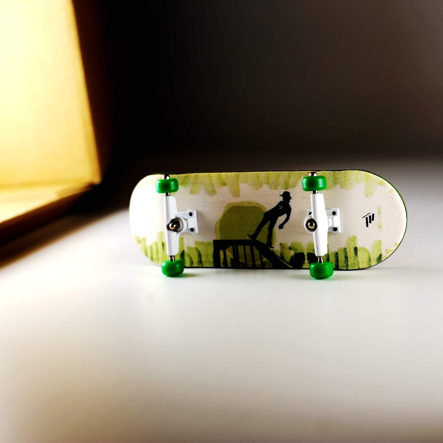 NOAHWOOD Fingerboards PRO Wheels(PRO Bearing 4Pcs/Set) (Green, II)