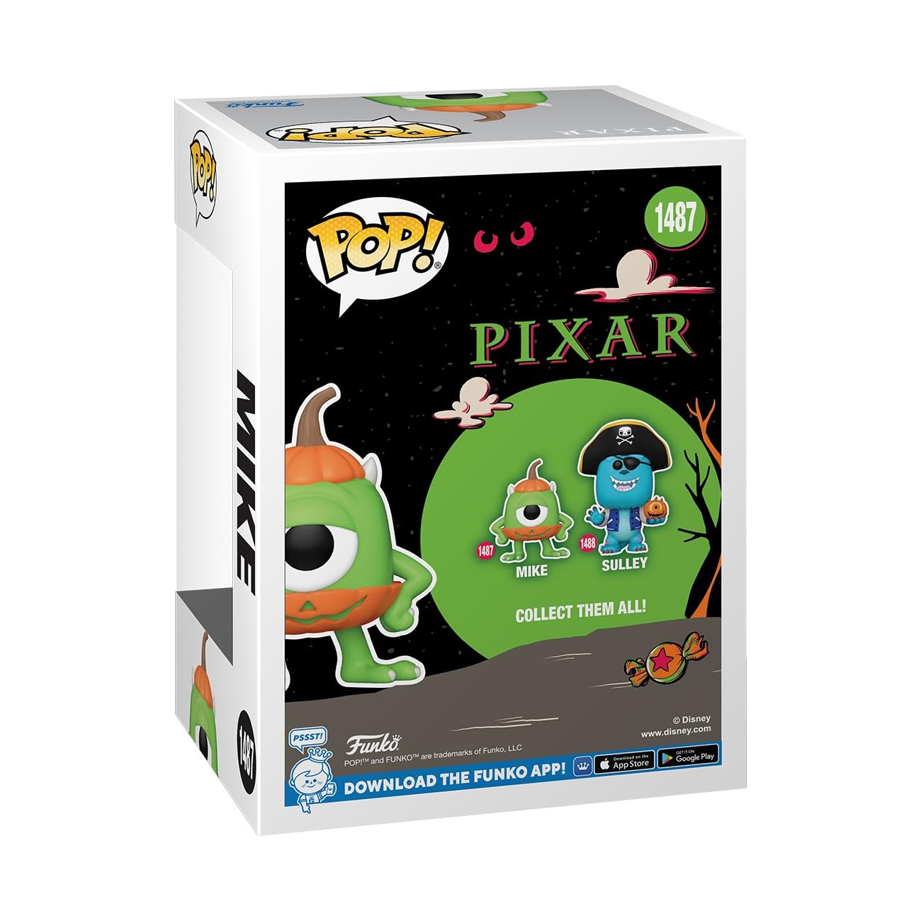 Funko POP! Disney: Pixar Halloween - Mike Wazowski - Pixar Collection - Collectable Vinyl Figure - Gift Idea - Official Merchandise - for Kids &