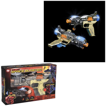 Rhode Island Novelty 6.5" Light-Up Robot Space Blaster