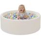 35.4"x 11.8" Foam Ball Pit,Ball Pits for Toddlers Babies-White