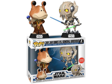 Funko Pop! Disney: Star Wars The Clone Wars - Jar Jar Binks vs General Grievous 2-Pack (GameStop Exclusive)
