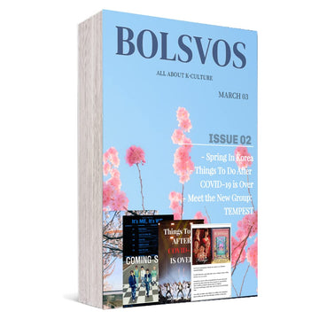 E'LAST - ROAR [GRAY ver.] (3rd Mini Album) Album+BolsVos K-POP eBook (21p),1EA BolsVos Sticker for Toploader, Photocards