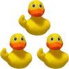3Pcs Yellow Rubbers Ducks, Cute Small Rubbers Ducks Funny Rubber Ducky Car Accessories for Car Dashboard Decorations,Bath
