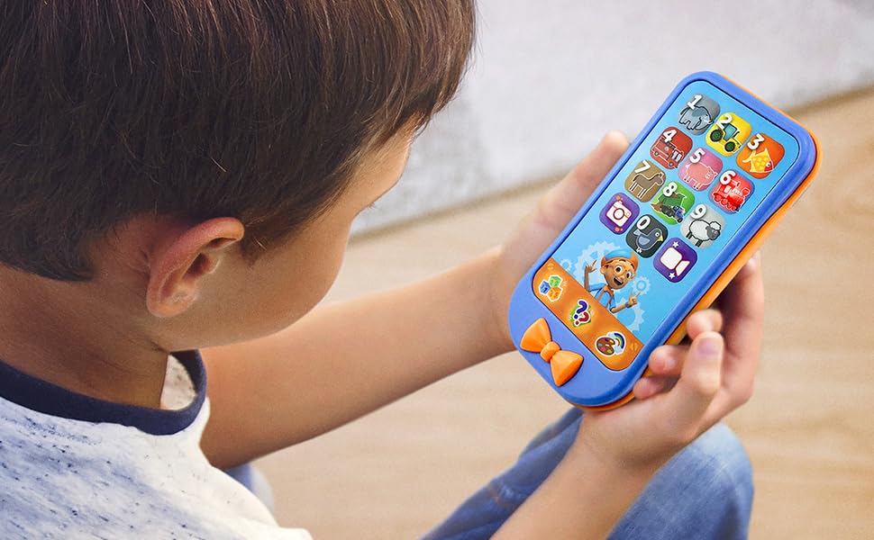 Blippi Toy Phone for Toddler with Preschool Learning Games, Blippi Toys