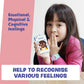 My Feelings and Emotions Girls 12 PECS Flashcards for Visual aid Special Ed, Speech Delay Non Verbal Children and Adults with Autism, Special Needs