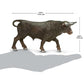 Safari Ltd. Black Bull Figurine - Detailed 6" Plastic Model Figure - Fun Educational Play Toy for Boys, Girls & Kids Ages 3+