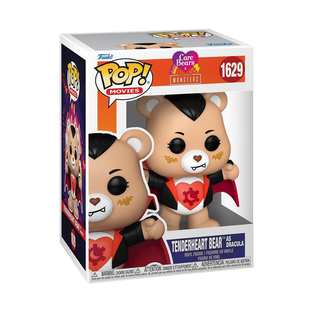 Funko POP! Universal Monsters x Care Bears - Tenderheart Bear as Dracula