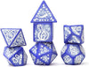 RPG Dice Set (7): Illusory Stone - Purple Agate