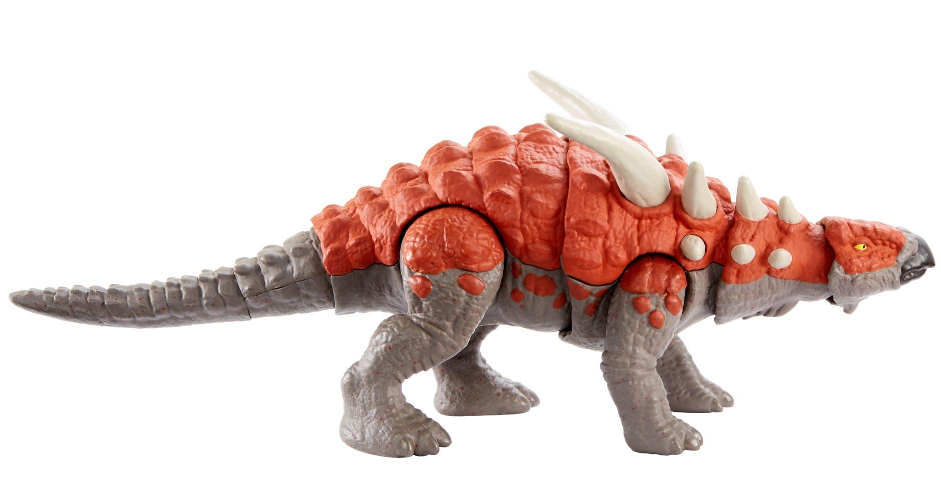 Jurassic World Toys Savage Strike Sauropelta Figure, Smaller Size with Unique Attack Moves Like Biting, Head Ramming, Wing Flapping, Articulation