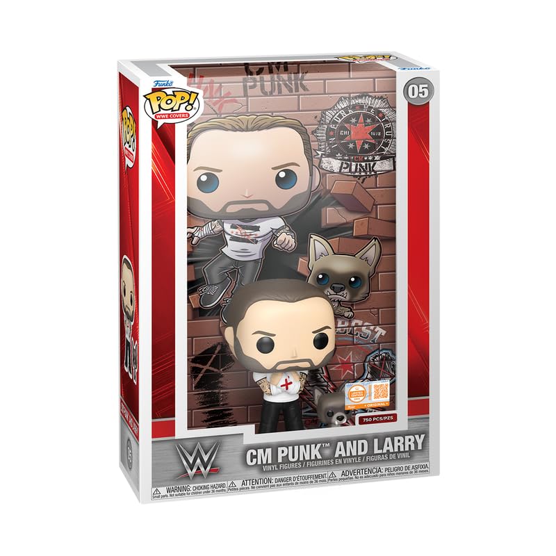 Funko Pop CM Punk and Larry #05 Grail | Limited Edition 750 PCS | WWE Covers Pop!